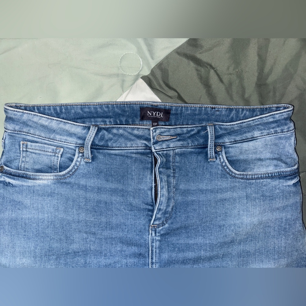 NYDJ Blue Denim Skirt - Picture 2 of 5